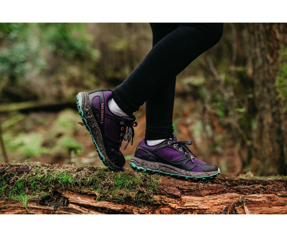 Merrell Hiking Shoes Purple/Black - Altalight - Womens 93CMRJTKQ